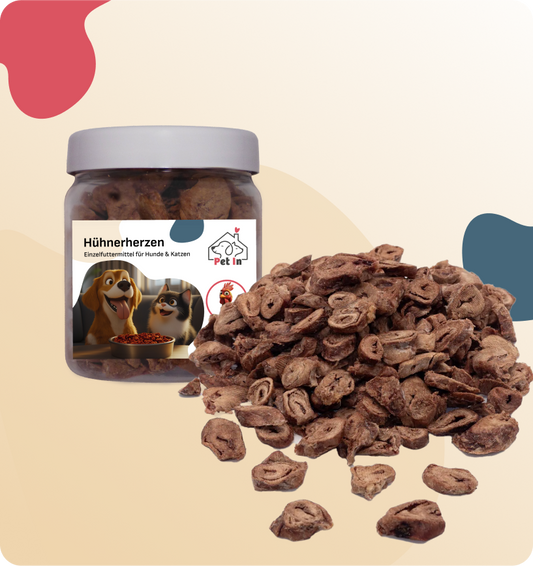 BARF SNACK | Hühnerherzen gefriergetrocknet