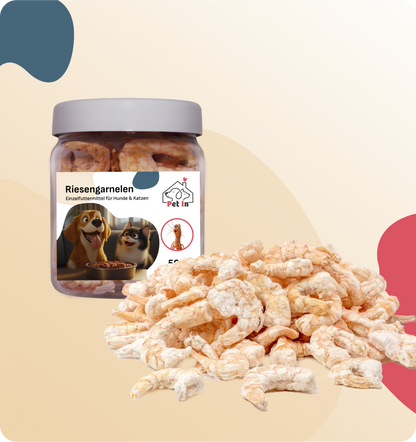 BARF SNACK | Riesengarnelen gefriergetrocknet