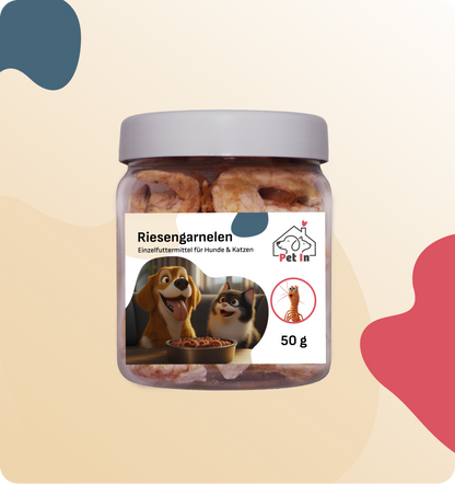 BARF SNACK | Riesengarnelen gefriergetrocknet