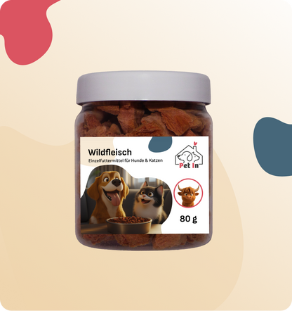 BARF SNACK | Wildfleisch gefriergetrocknet